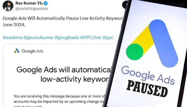 Google Ads Pausing Inactive Keywords: eAskme