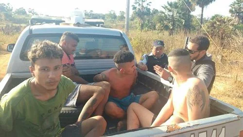 Polícia captura quatro foragidos da Cadeia Pública de Jaguaruana