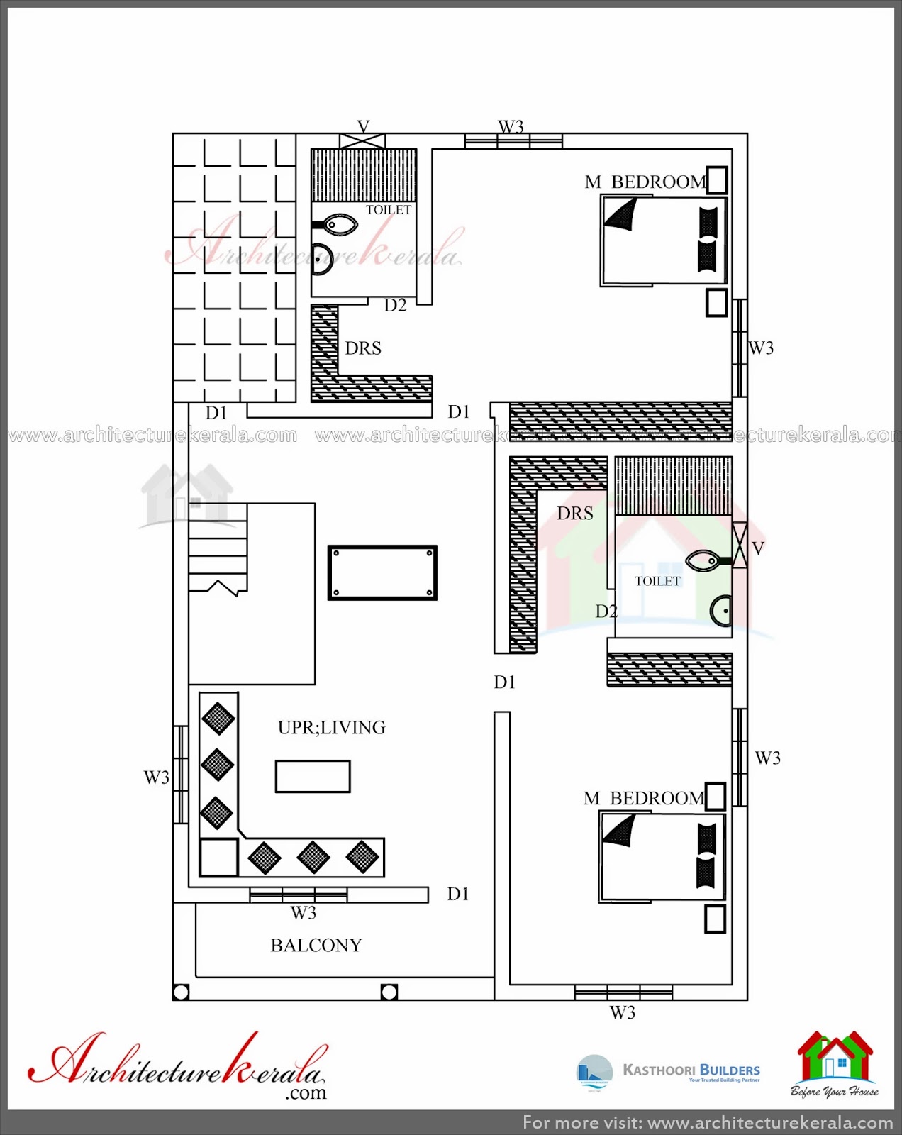 SIMPLE ELEVATION  HOUSE  PLAN  IN BELOW 2500  SQ  FT  