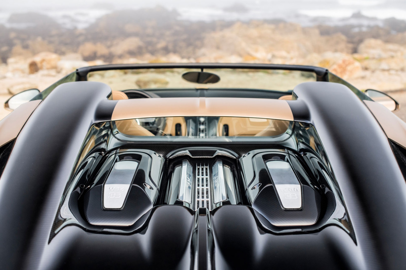 The Bugatti W16 Mistral Engine