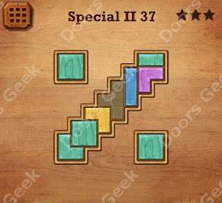 Cheats, Solutions, Walkthrough for Wood Block Puzzle Special II Level 37