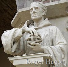 Statue of Roger Bacon in the Oxford University