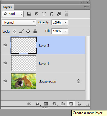 sử dụng layer panel trong photoshop