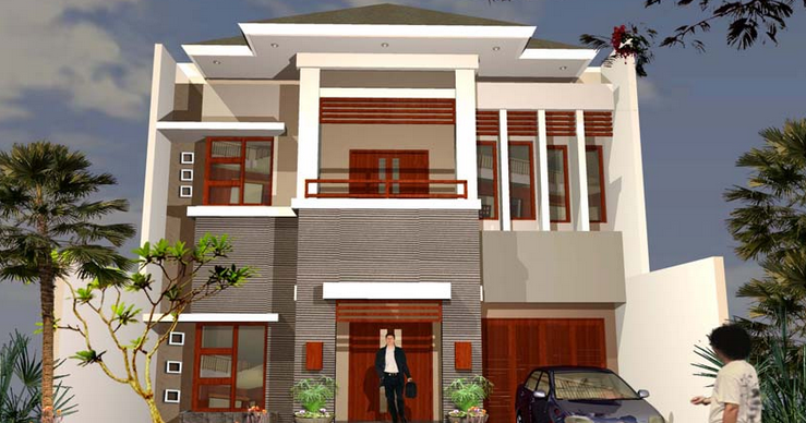 Desain Rumah Tingkat Minimalis 2 Lantai Type 60, 36, 45 