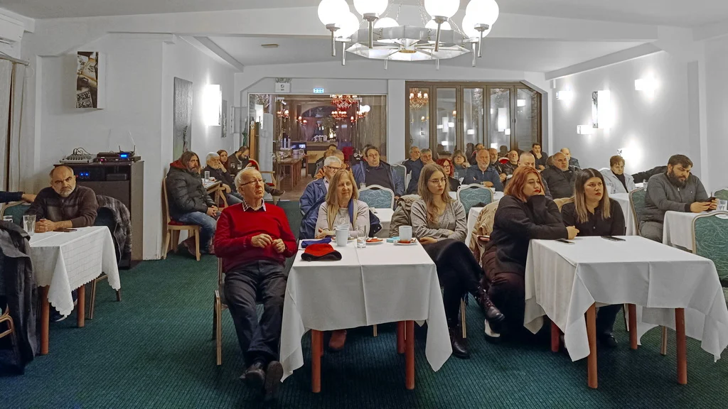 Πολιτική συγκέντρωση του ΚΚΕ στην Ορεστιάδα με ομιλητή τον Διονύση Κλάδη