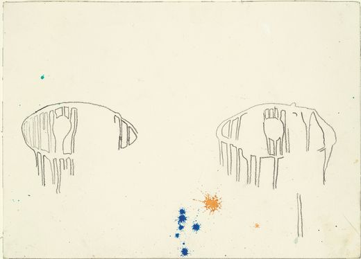 Spencer Sweeney  Weeping, 2002  Pencil and watercolor on paper,  26 x 36.2 cm