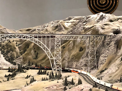 The detail of the trains traveling though the mountains in the Great Train Story at Museum of Science and Industry is incredible!