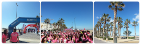 X Carrera de la Mujer Valencia 2014 Línea de meta - Marea rosa ¡Hoy ganas las chicas!