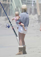 Tori Spelling Malibu Beach Pics