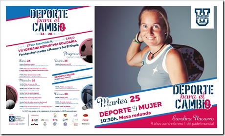 Semana “Deporte para el Cambio” en la UFV. El pádel protagonista en esta II edición.