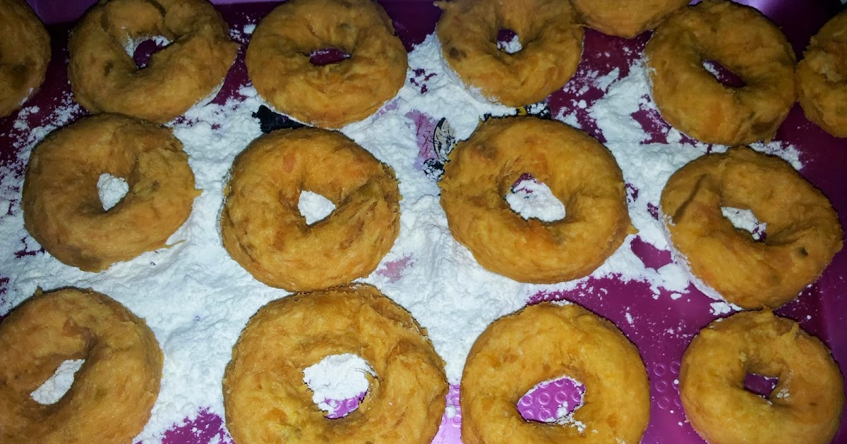 Resepi Donut Keledek Oren - bangladeshiminority