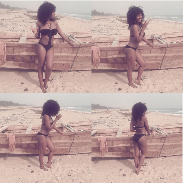 Entertainment, Yvonne Jegede, Celebs, Gossip, Actress Yvonne Jegede Shows Off Her Current Situation In Bikini (Photos)