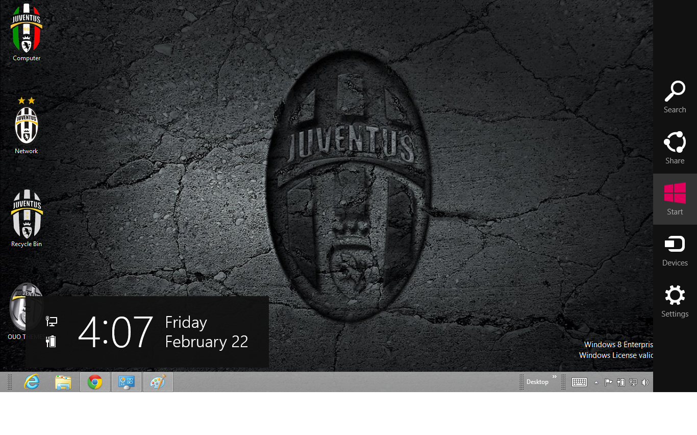 Juventus FC Windows 7 8 81 Theme FULL GLASS DIKARSI CHEATER