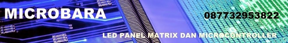 Led Panel Matrix dan Microcontroller