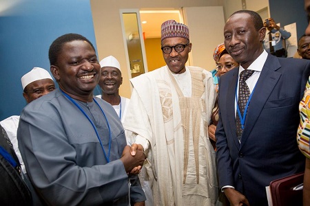 PMB & Entourage Shortly after His Speech (Photos)