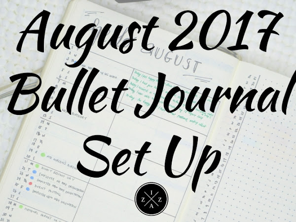 August 2017 Bullet Journal Set Up | Izza Glino