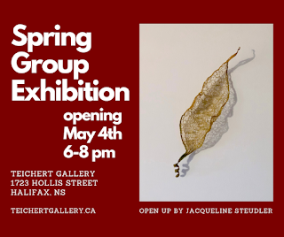 Invitation to Annual Group Show at Teichert Gallery in Halifax, Nova Scotia, Canada