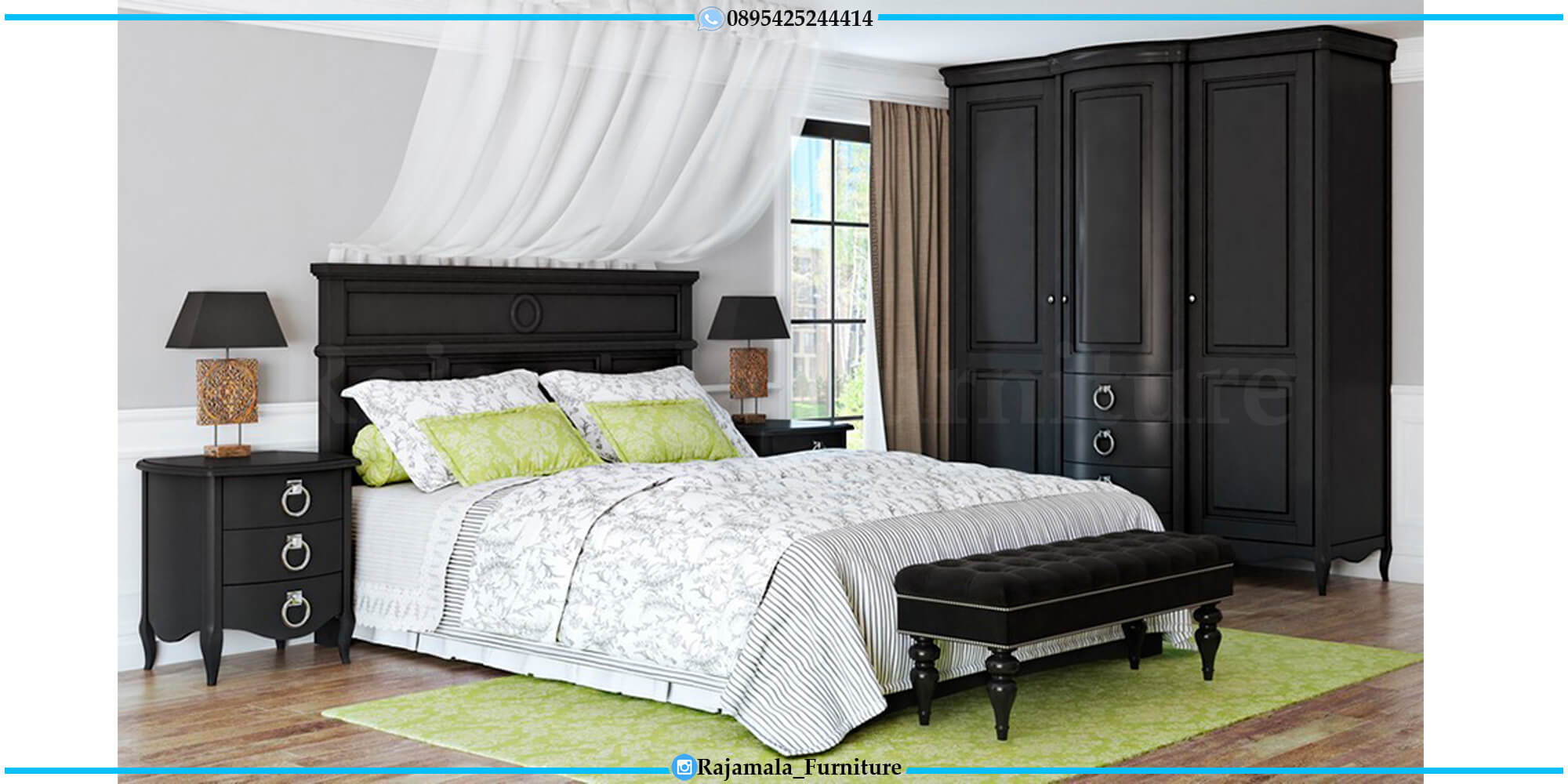 Tempat Tidur Minimalis Black Mamba Kamar Set Luxury RM-0817