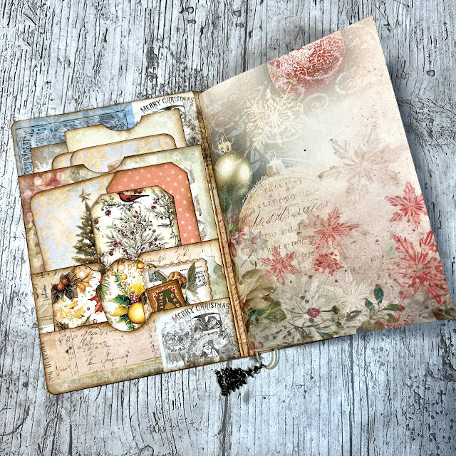 Notebook With Hidden Charms #christmascraftoff2023