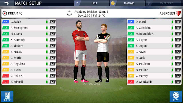 Jika kau suka nonton bola dan gemar dengan yang namanya sepak bola kau harus memainkan g Cheat Dream League Soccer 16 Terbaru