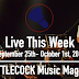 Live This Week: September 25th-October 1st, 2016