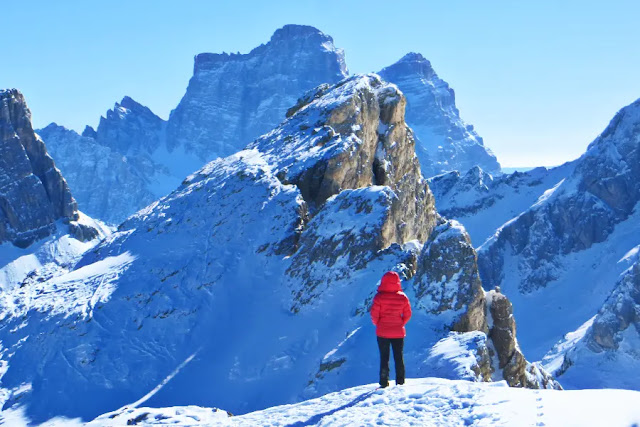 cortina escursioni invernali ciaspole neve