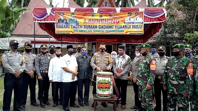 Kapolres Pariaman AKBP Deny Rendra Laksmana Louching Nagari Kuranji Hulu, Sebagai Nagari Tageh Rumah Gadang