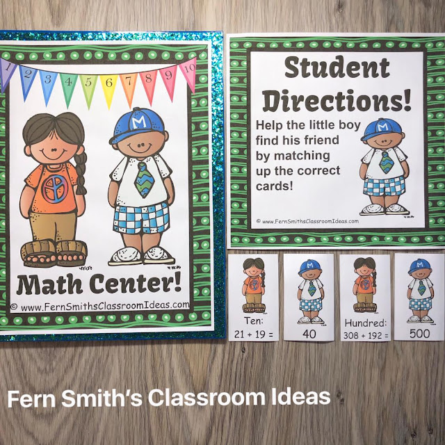 Click Here to Download this Estimate Sums Center Games Resource for Your Classroom