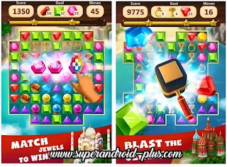 Jewel Crush - Jewels & Gems Match 3 _تحميل العاب الالغاز مهكره _افضل العاب المجوهرات اخر اصدار