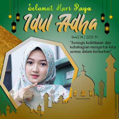 twibbon idul adha, twibbonize idul adha, desain idul adha, desain banner, idul adha 2021, cdr, islamic background, ied adha, desain ied, green background