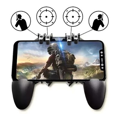 PUBG Trigger Mobile Controller Six Finger All-in-one Joystick Gamepad for PUBG - Controller Fire Button PUBG