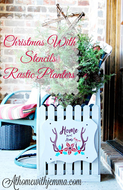 stencil-Christmas-DIY-Planter-rustic-athomewithjemma-DIY