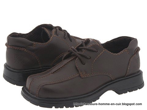 Chaussure homme en cuir:homme-635143