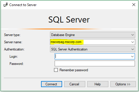 Connecting to availability group listener in SSMS