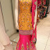 HIGH STREET DESIGNS: A Yellow and Pink Mehndi outfit