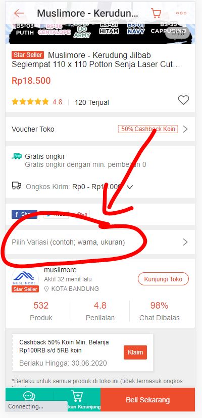 klik varian