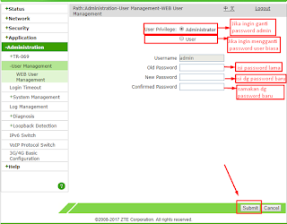 Cara Mengganti Password Login Default Pada Modem Router ZTE F609