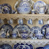 Blue & White Transferware Cupboard