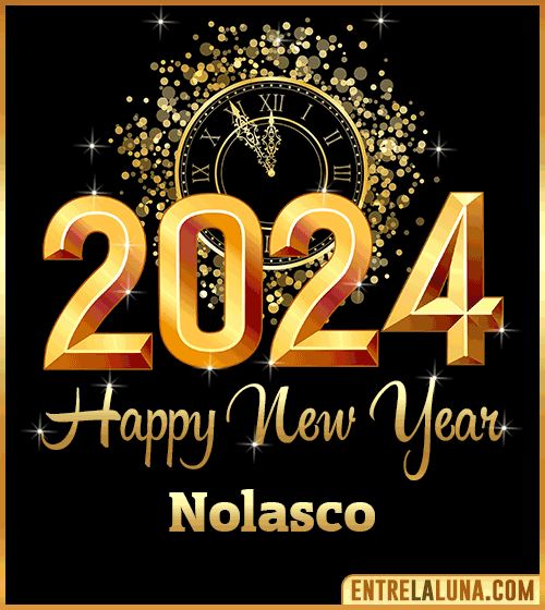 Happy New Year 2024 wishes gif Nolasco