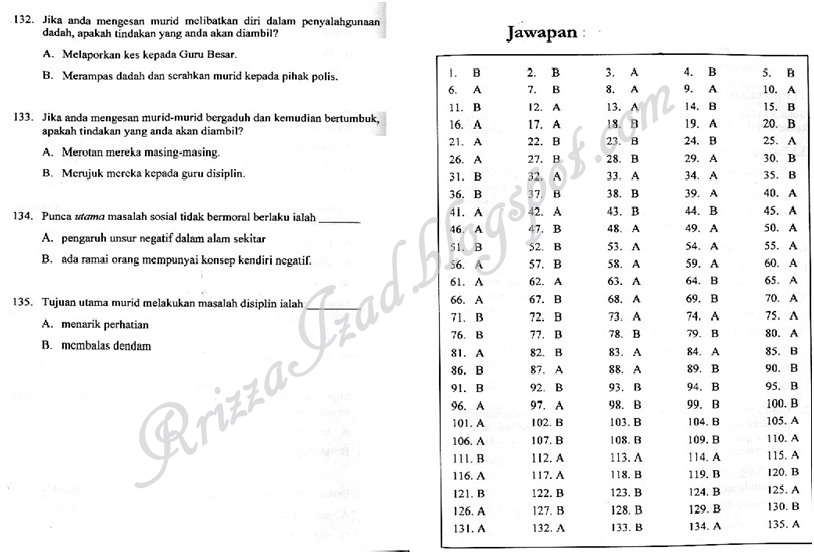 Soalan Soalan Insak - Contoh II