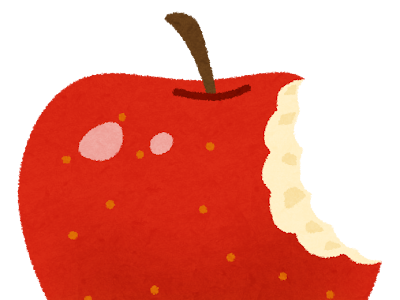 √ 透過 りんご イラスト フリー 858843