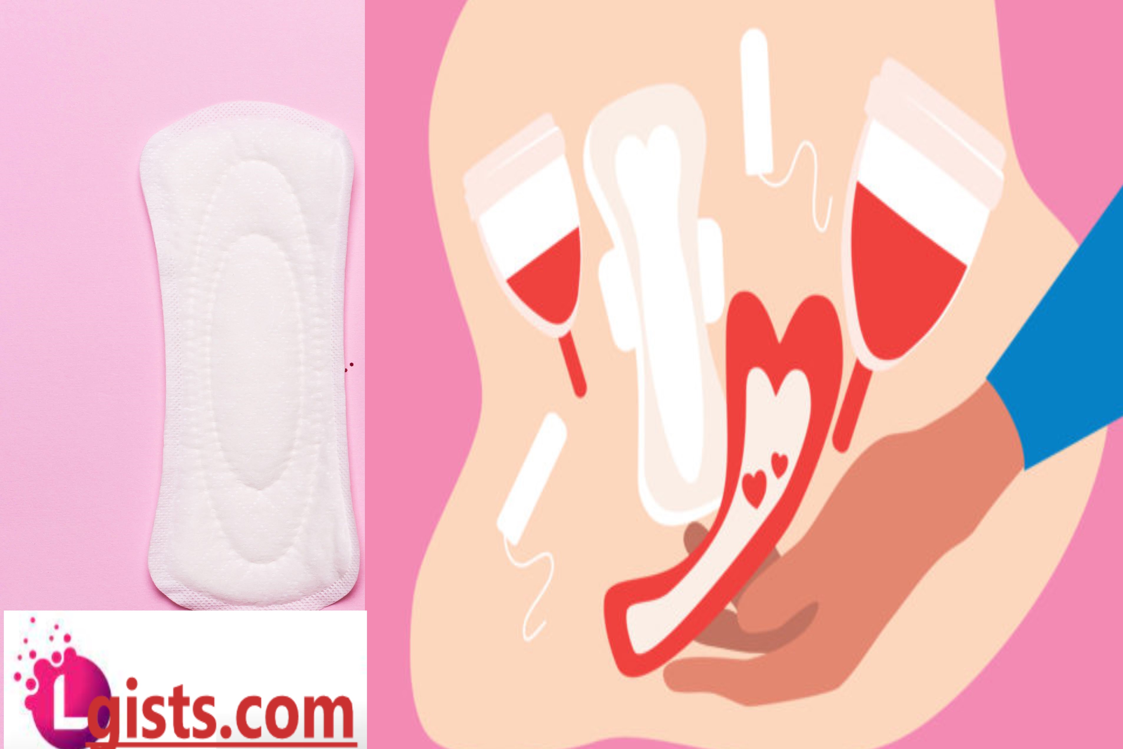 Tips for using sanitary pads during the menstrual period.