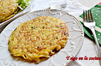 TORTILLA DE ESPAGUETIS AL AZAFRÁN