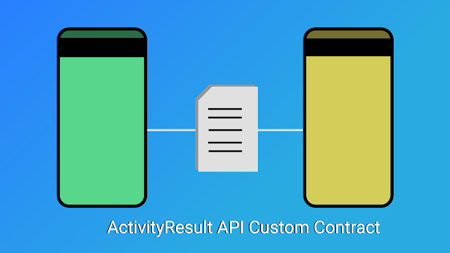 android activity result api custom contract sample code