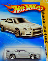 Hot Wheels Nissan Skyline GT-R 1/64