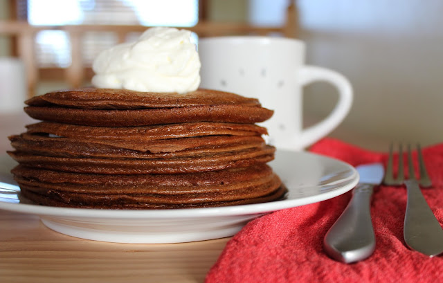 Hot Cocoa Pancakes