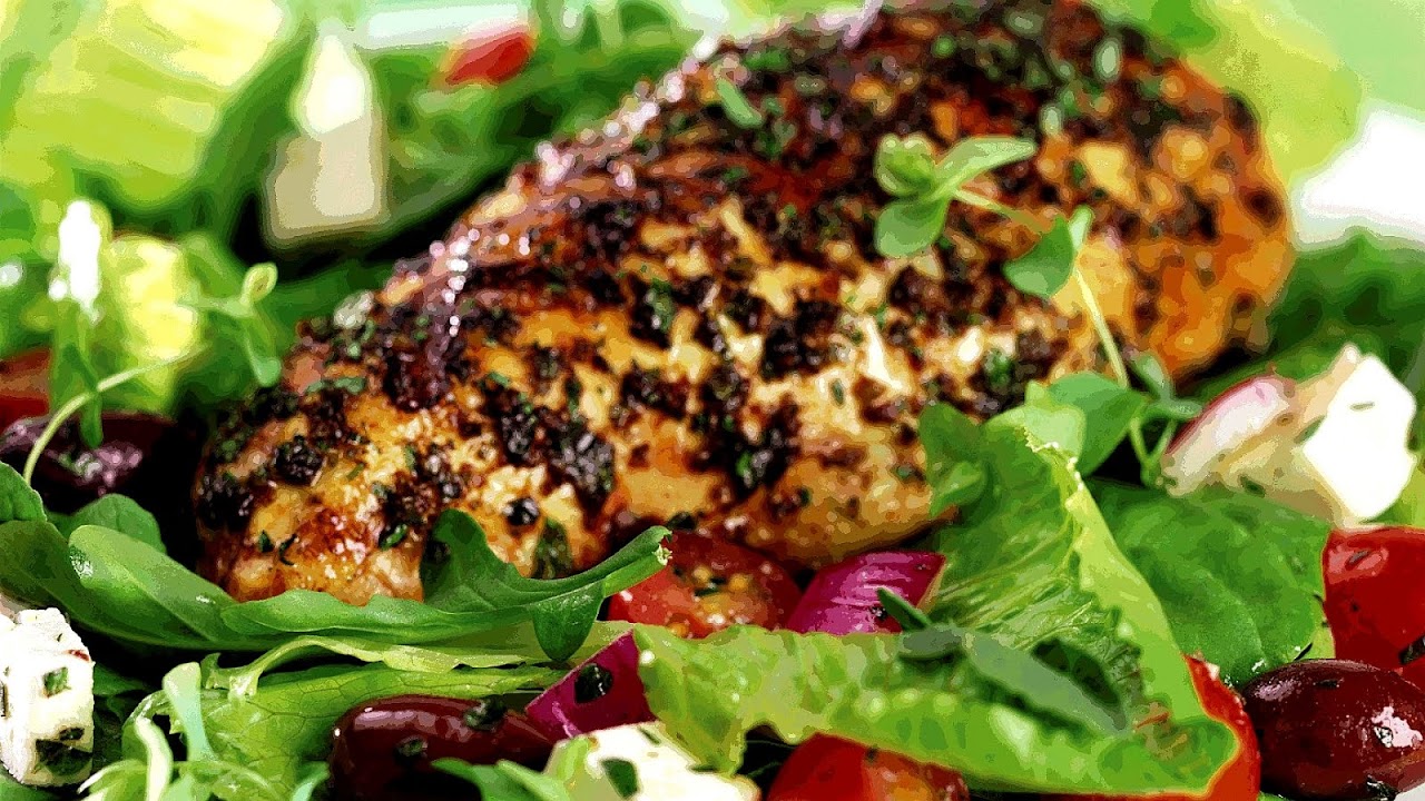 Greek Salad With Chicken Recipe
