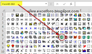 VBA: Listar los iconos que corresponden a la propiedad FaceId.