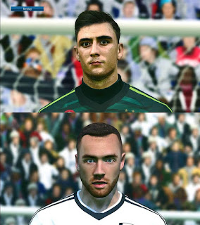 PES 2017 Faces Mattia Perin & Calum Chambers by Face PES 2017