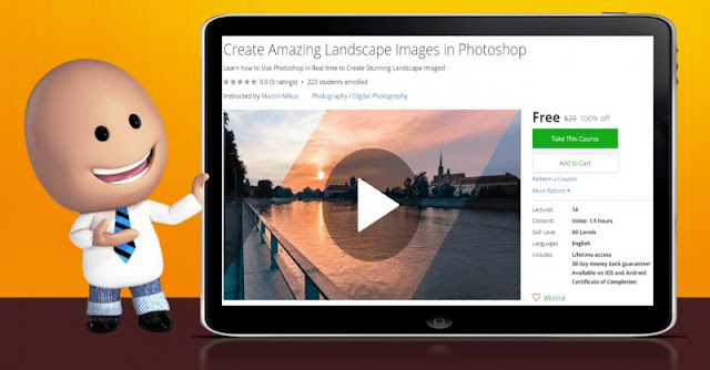 [100% Off] Create Amazing Landscape Images in Photoshop| Worth 20$